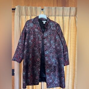 Dressbarn Red and Black Coat